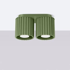 Sollux SL.1795 - AURA spotlámpa 2xGU10/10W/230V zöld