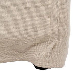 Krémszínű len kanapé 180 cm – Ixia