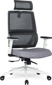 Forgószék ergonomikus kialakítással, szürke színben. NICKI