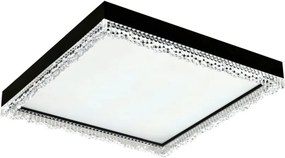 ZUMA LINE FM2304458S-MB REGI Négyzetes Mennyezeti Lámpa Fekete LED IP20