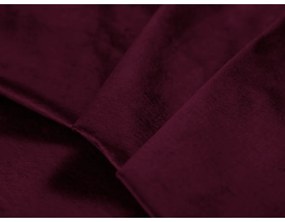 Luca sötétvörös kinyitható bársonykanapé - Milo Casa