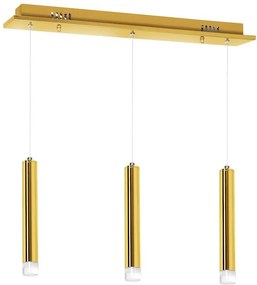 MILAGRO ML5714 GOLDIE Többágú Függesztett Lámpa Arany LED IP20