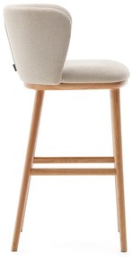 Bézs bárszék (ülésmagasság 75,5 cm) Ciselia – Kave Home