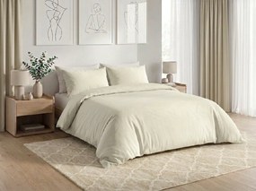 Pamut ágynemű CALMORA világos bézs Ágyneműhuzat mérete: 70 x 90 cm | 140 x 200 cm