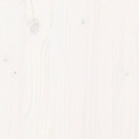 fehér tömör fenyőfa kerti virágtartó 110 x 40 x 49,5 cm