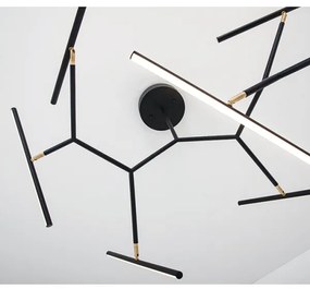 Zambelis 2072 - LED Dimmelhető csillár rúdon LED/68W/230V fekete