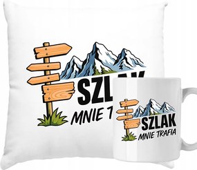 Párna és Bögre Szett Út Nekem Eltalál A Hegyek szerelmeseinek