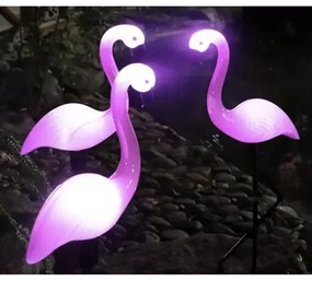 Napelemes kerti lámpa - flamingó Gardlov 21151