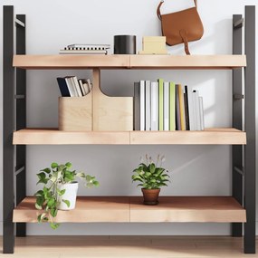 kezeletlen tömör tölgyfa fali polc 120x60x(2-6) cm