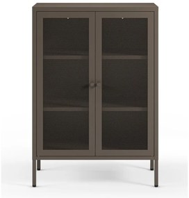 Szürke fém szekrény 70x100x40 cm Fayna – Marckeric