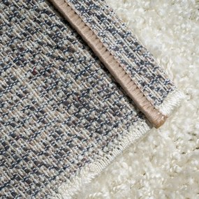 Efor Shaggy 2137 cream darabszőnyeg, 80 x 150 cm, 80 x 150 cm