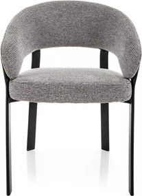 Nagoja étkezőszék szürke/fekete