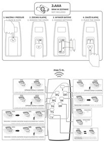 LED napelemes utcai lámpa szenzorral STREET 2xLED/6W/3,2V IP65 + DO