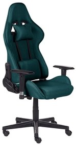Zöld gamer szék WARRIOR Beliani