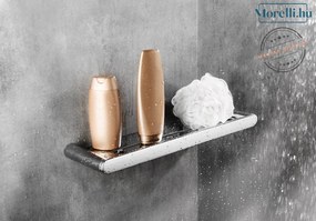 DEANTE-ADR-0511 ROUND KRÓM SZÍNŰ FÜRDŐSZOBAI POLC