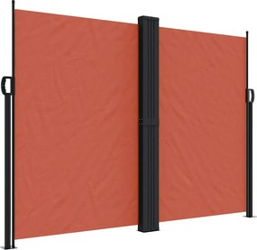 vidaXL terrakotta behúzható oldalsó napellenző 180 x 1200 cm