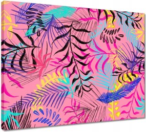 Vászonkép 50x40 Rózsaszín kompozíció Virágok