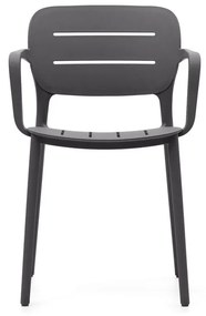 Szürke műanyag kerti szék Morella – Kave Home