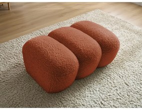 Téglavörös buklé lábtartó Hippolyte – Bobochic Paris