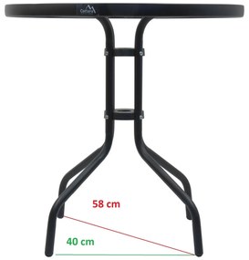 Cattara Terst kerti kerek asztal, átmérő 70 cm