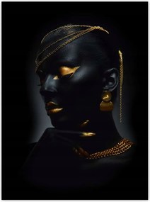 Poszterek 100x135 Aranyozott arc