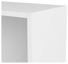 Basic fehér könyvespolc, 79 x 203 cm - Tvilum