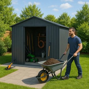 Juskys Kerti ház XL 280x196x190 cm - antracit