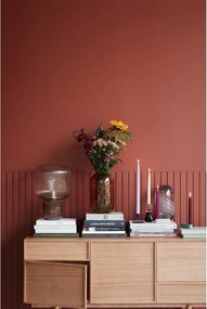 Natúr színű alacsony komód tölgyfa dekorral 140x65 cm Cube – Hübsch