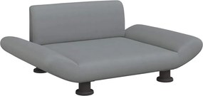 vidaXL világosszürke szövet kutyaágy 70 x 45 x 28 cm