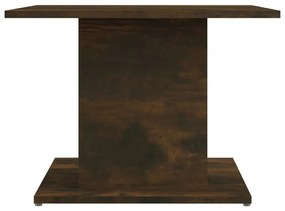 Füstös tölgy színű szerelt fa dohányzóasztal 55,5x55,5x40 cm