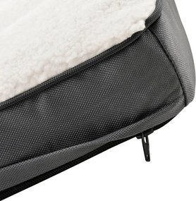 Ortopédiai kutya- és macskaágy 92x69x8 cm bézs-szürke