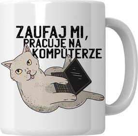 Bögre Számítógépen Dolgozom Programozóknak Informatika