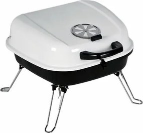 GARTHEN Faszenes hordozható grillsütő fehér