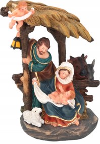 Karácsonyi Betlehem 15,5cm Bölcsőde