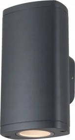 Kültéri kerti fali lámpa modern szürke felső alsó IP54 Kanlux