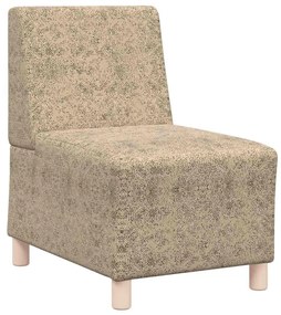 világosszürke művelúr kanapéfotel 55 cm