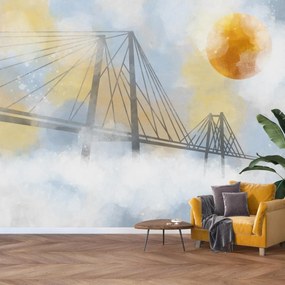 Fotótapéta - Színes híd, akvarell (147x102 cm)