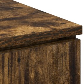 TV Szekrény Füstölt Tölgy 100x38x49 cm Mérnöki Fa