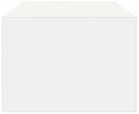 TV szekrény LED világítással fehér 100X35,5x25 cm