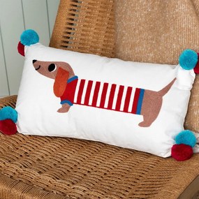 Pamutkeverék gyerek párna 50x33 cm Sausage Dog – Rex London