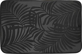 Puha Szőnyeg 80x50 Fürdőszobai Wc Járda Fekete Csúszásgátló Modern