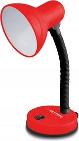 Asztali Éjjeli Lámpa Asztali Led Izzó E27 12W Állítható Piros