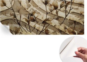 Mosható öntapadós fotótapéta étkezőbe Klasszikus növényvilág 250x104 cm