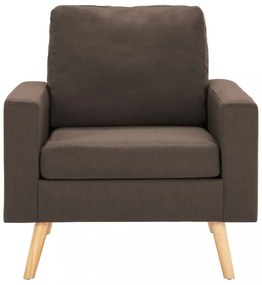 barna szövetfotel