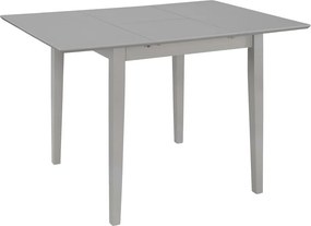 vidaXL szürke kihúzható MDF étkezőasztal (80-120)x80x74 cm
