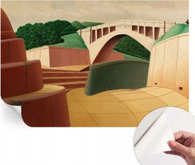 Divatos öntapadós fali tapéta Furnér Csendes táj 104x70 cm