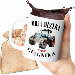 Nyomott Mintás Bögre Az Én Zeném Egy Traktor Bömbölése 330 ML Ajándék