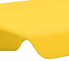 sárga csere ponyva kerti hintaágyhoz 150/130 x 105/70 cm