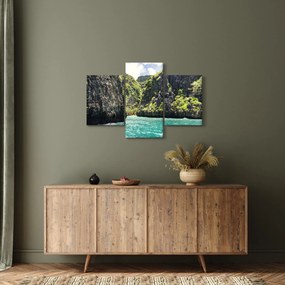 A hegyi folyó képe (90x60 cm)
