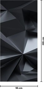 Fotótapéta ajtóra - Geometriai absztrakció (95x205cm)